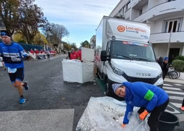 tri des déchets sur le parcours